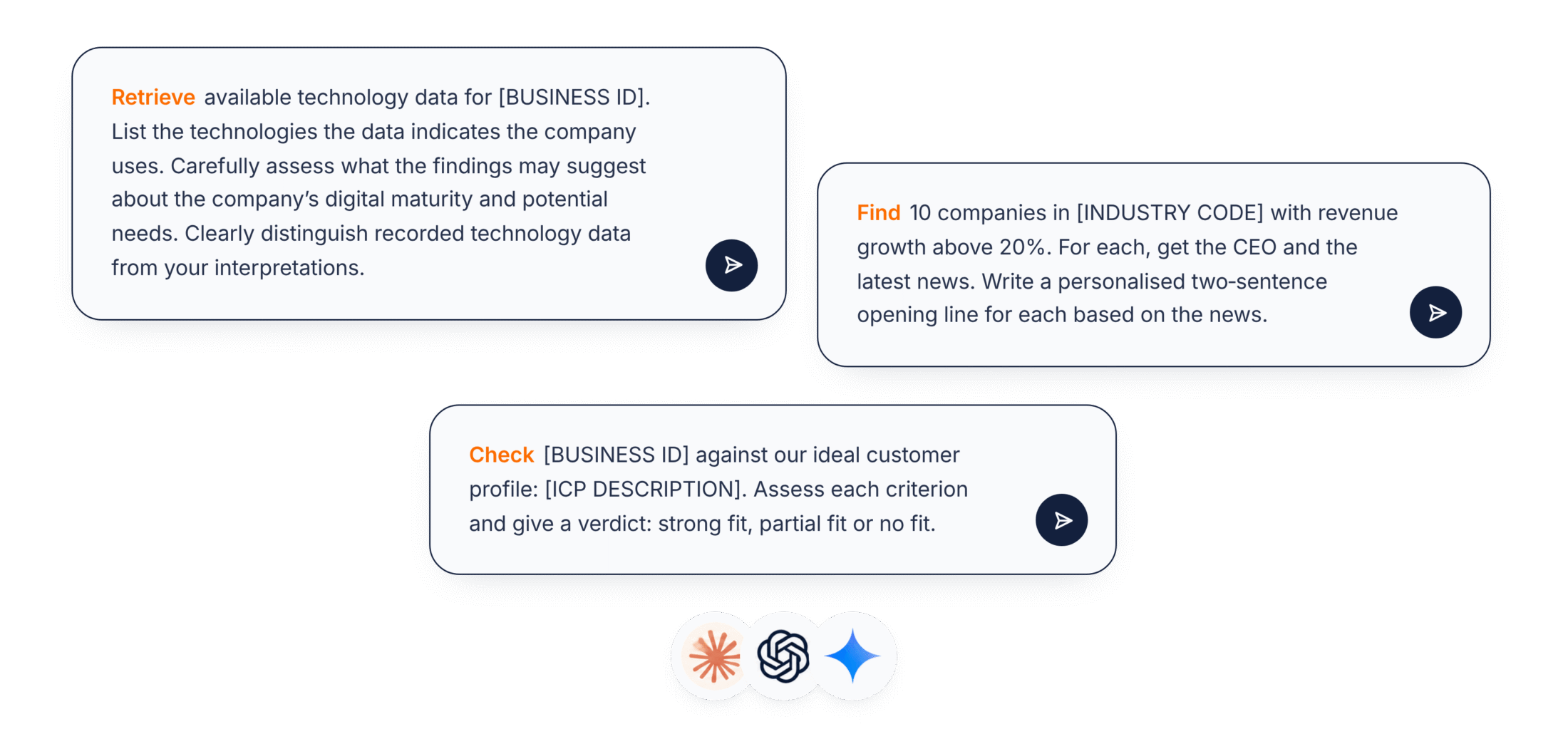 AI prompts for researching, finding and qualifying Nordic companies with Navigora