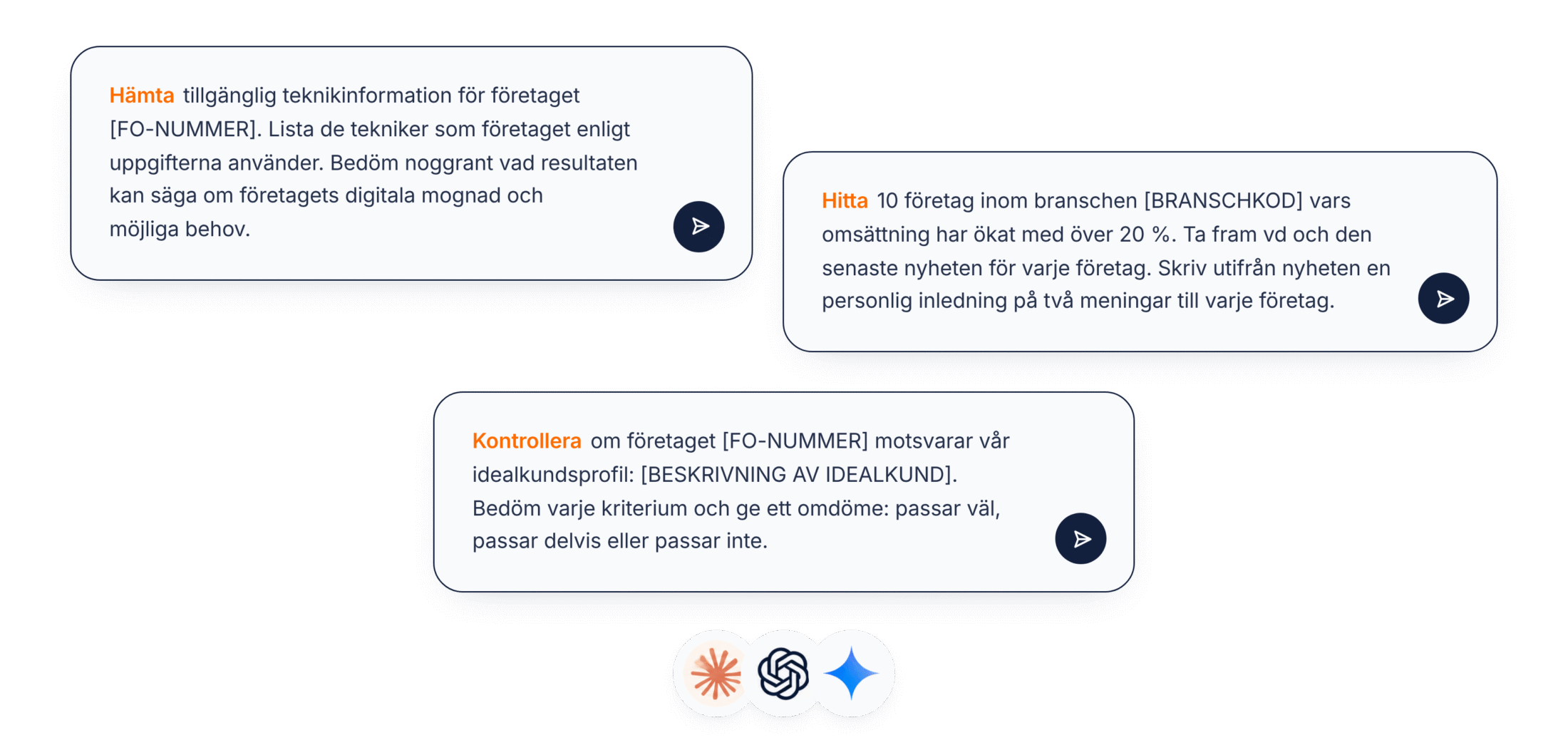 AI-prompter för företagsanalys, prospektering och research med Navigora